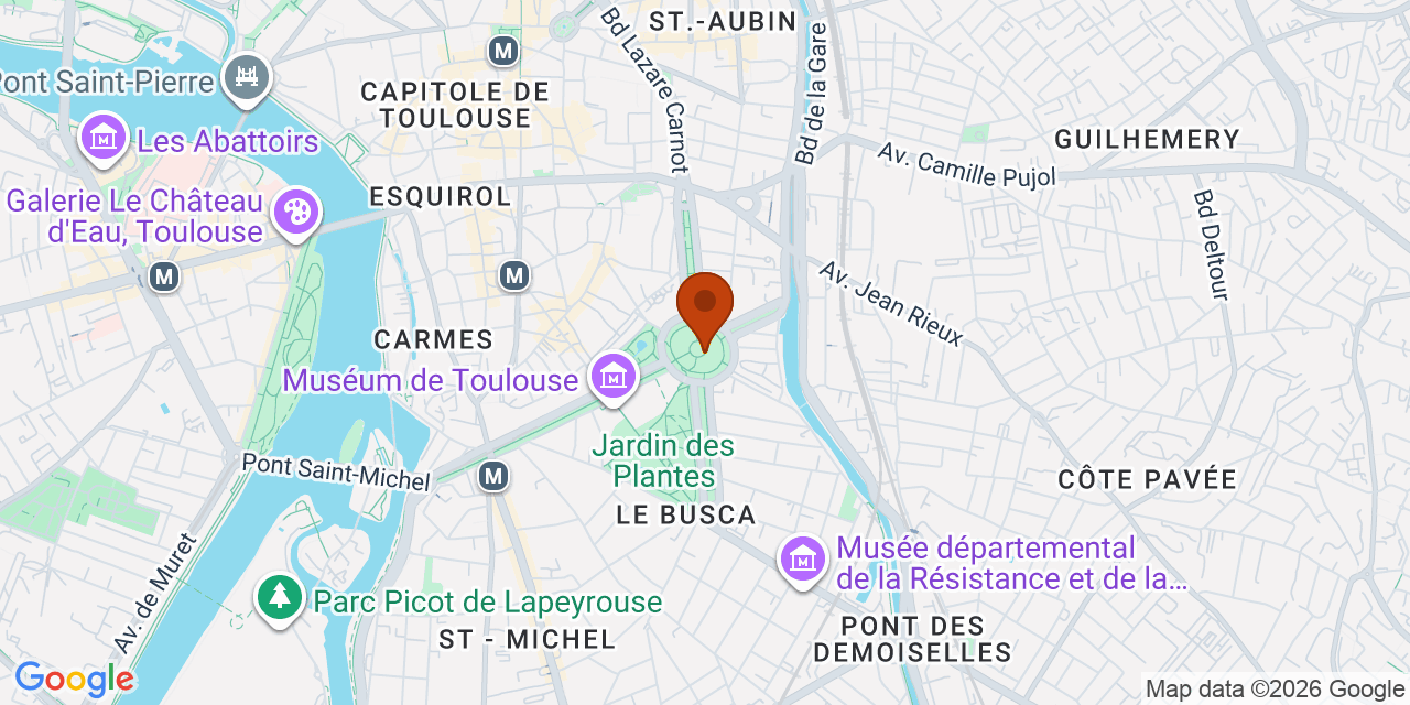 Carte autour de Jardin Du Grand Rond