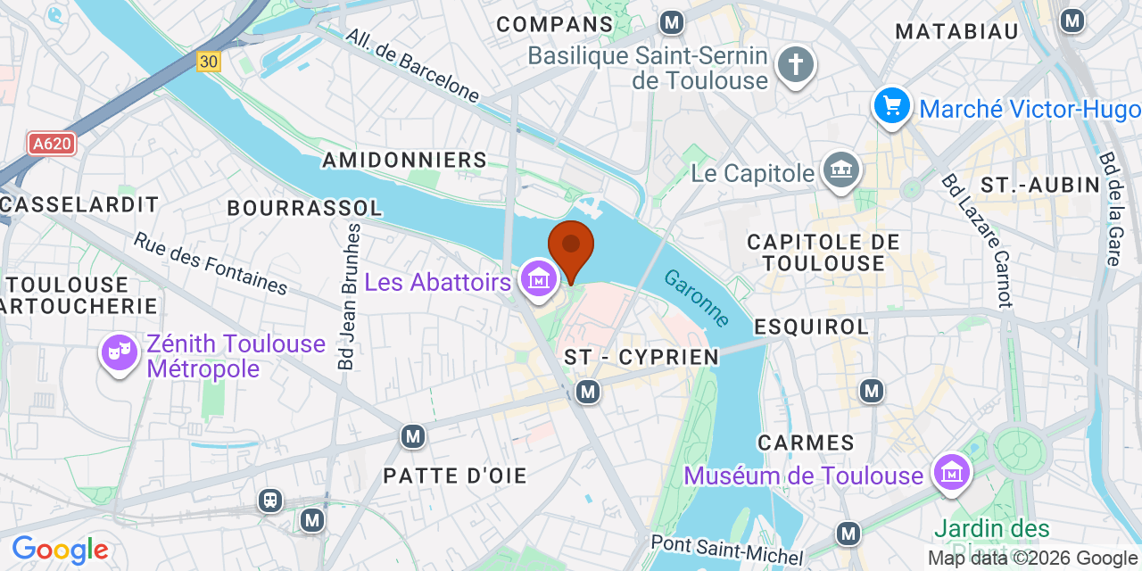 Carte autour de La Guinguette Saint-Cyprien