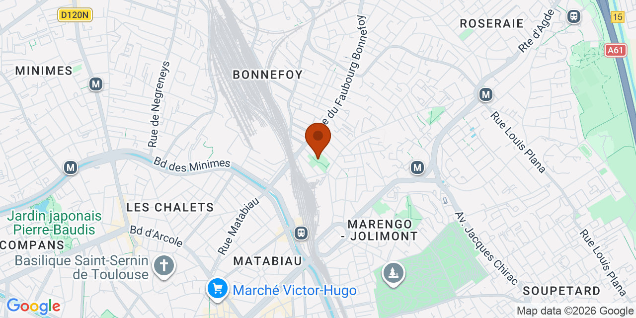 Carte autour de Jardin Michelet