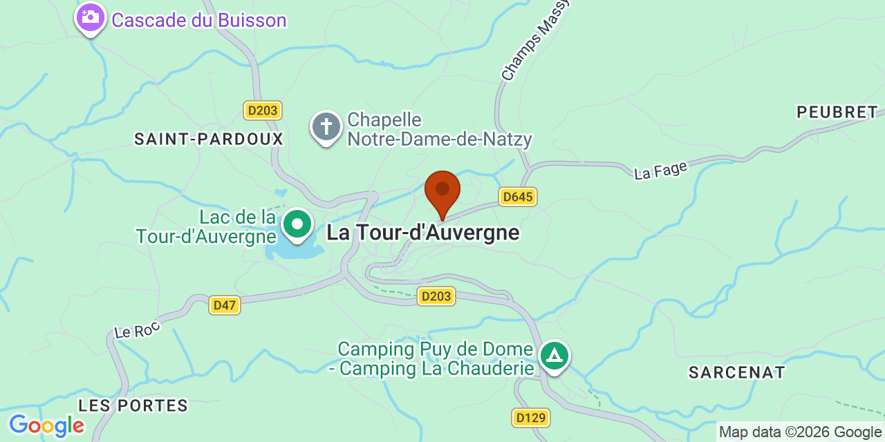 Carte autour de Le Mont Dore